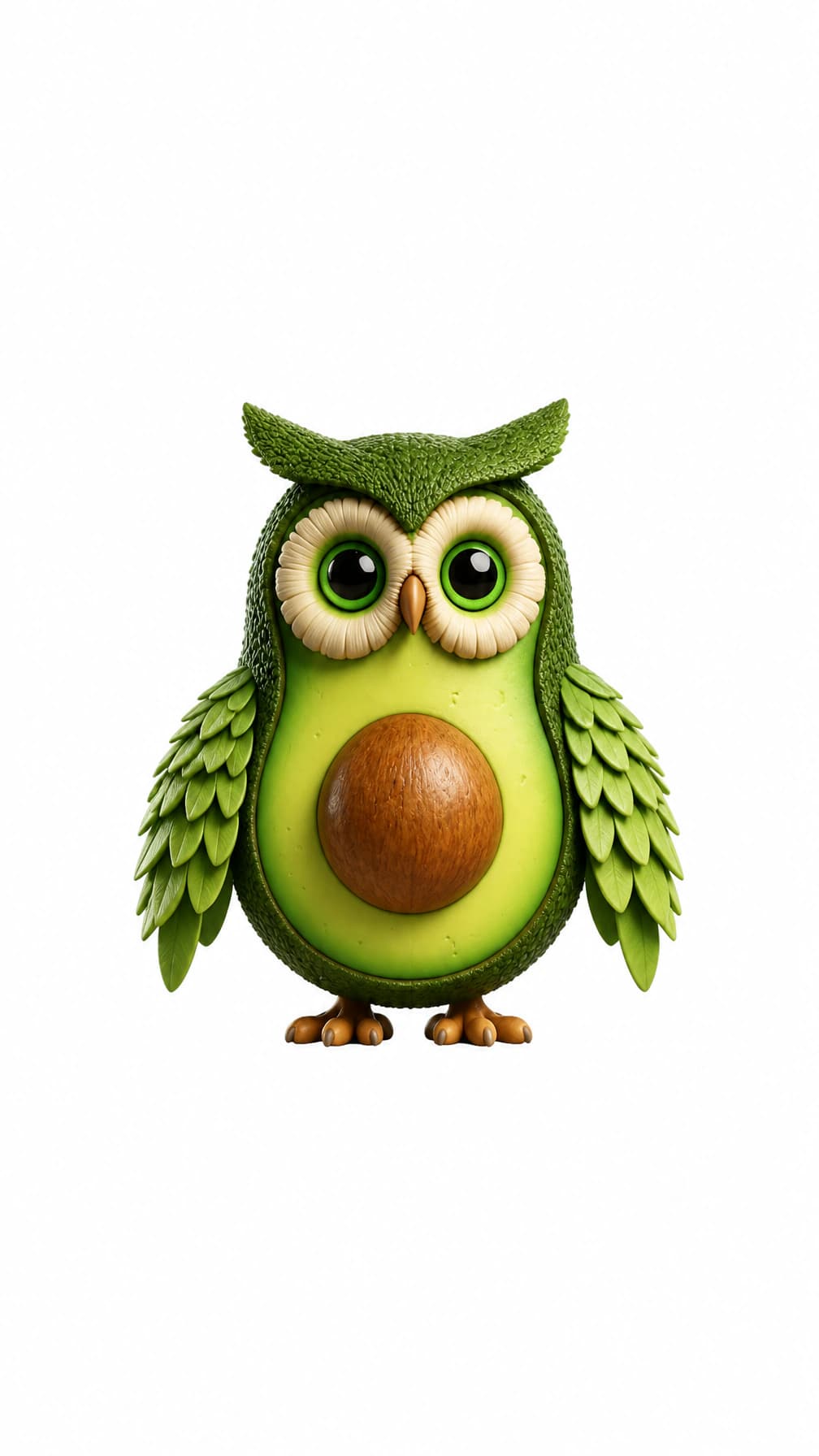 Avocadini Guffo white background