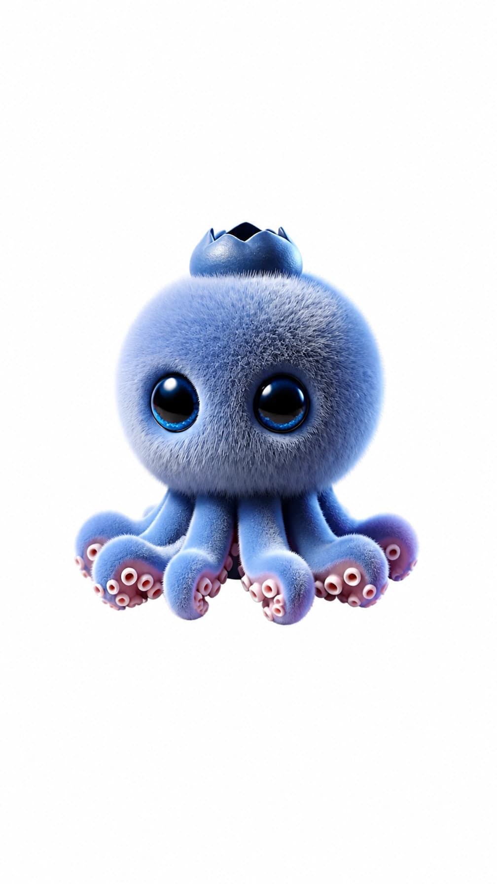Blueberrinni Octopussini white background