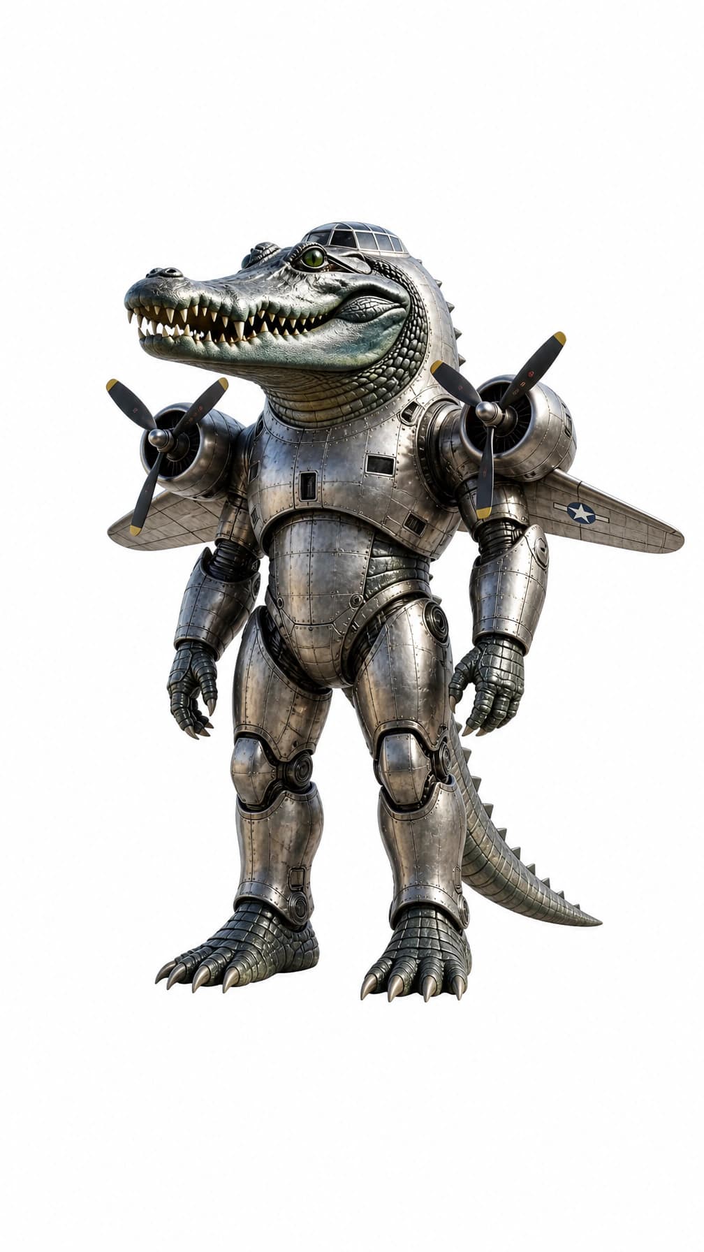 Bombardiro Crocodilo white background