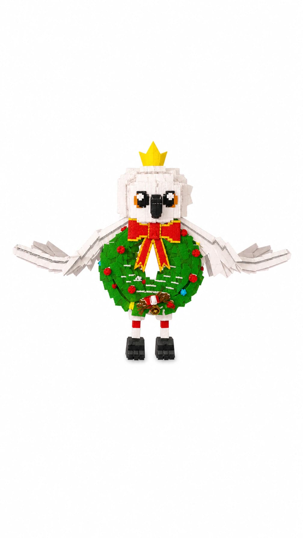 Buho de Noelo white background