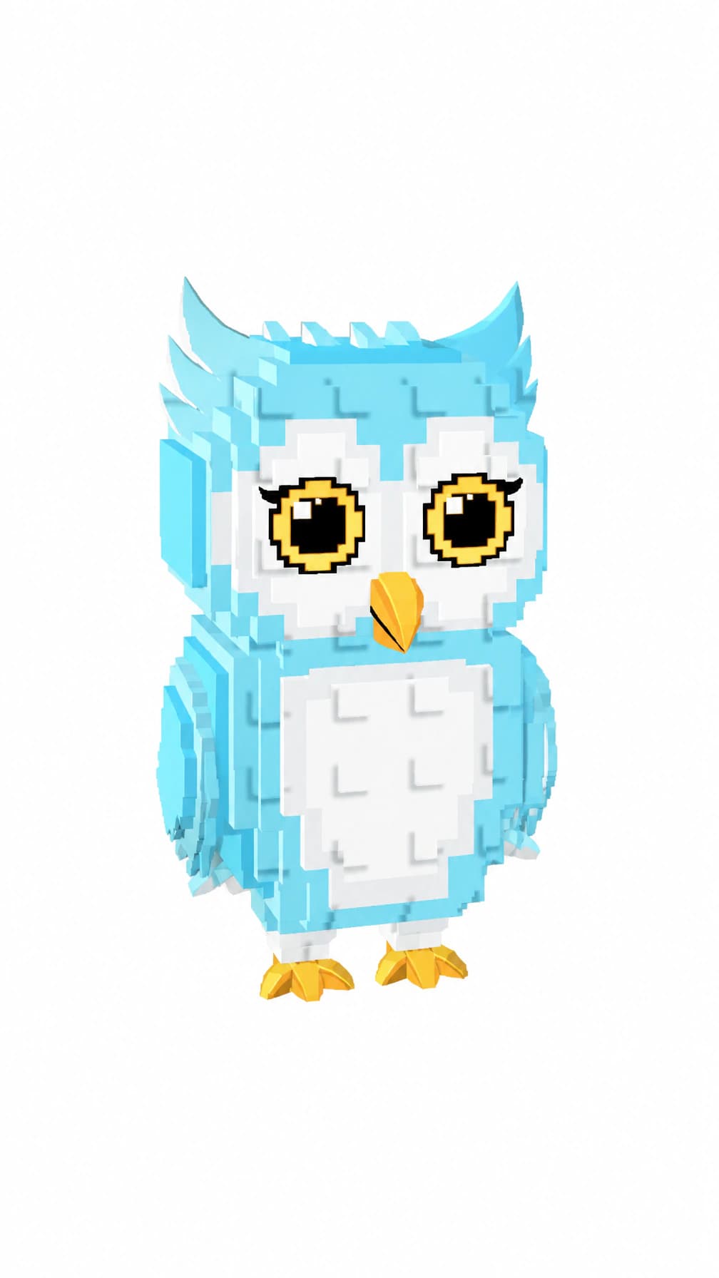 Buho del Cielo white background