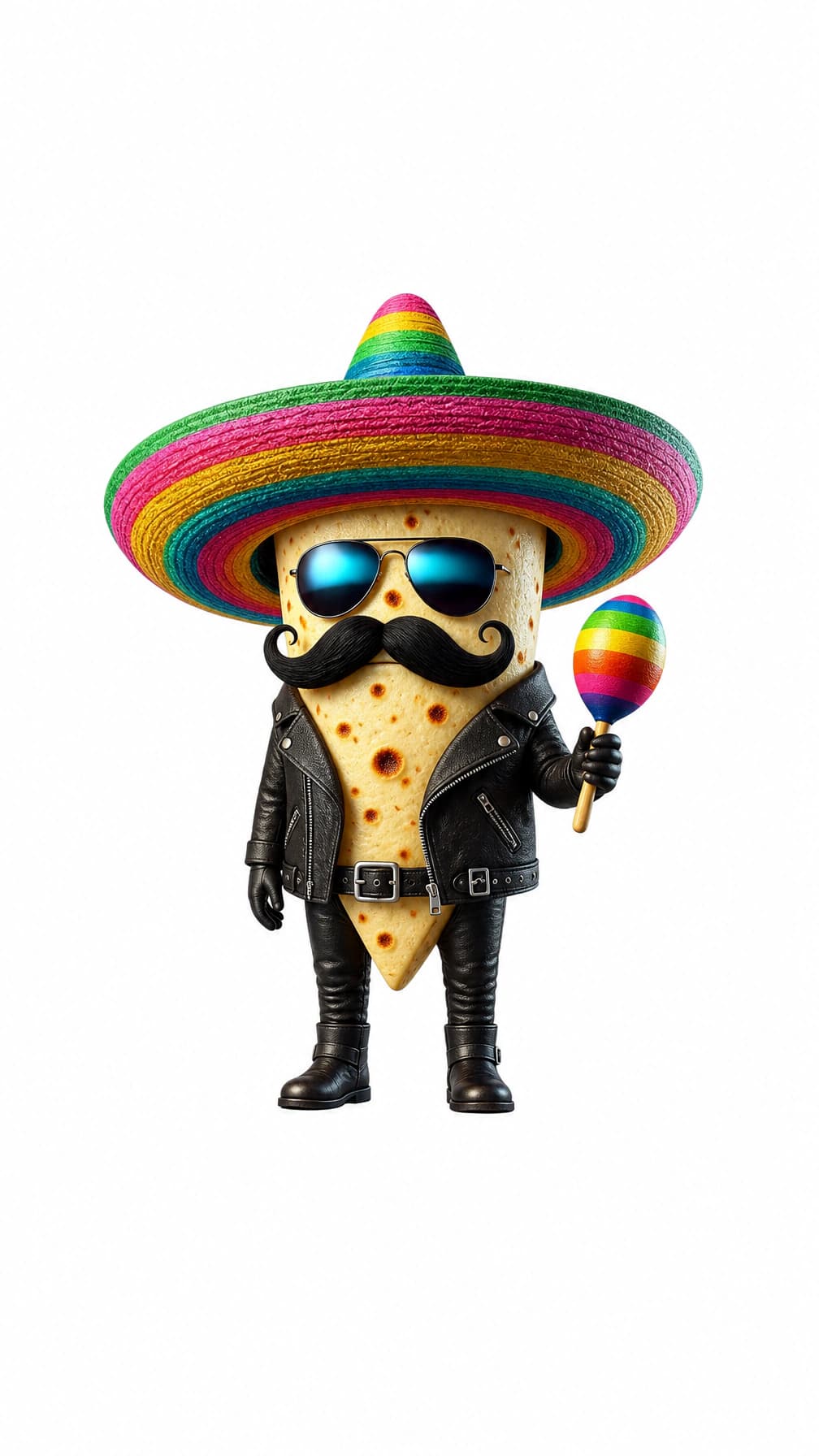 Burrito Bandito white background