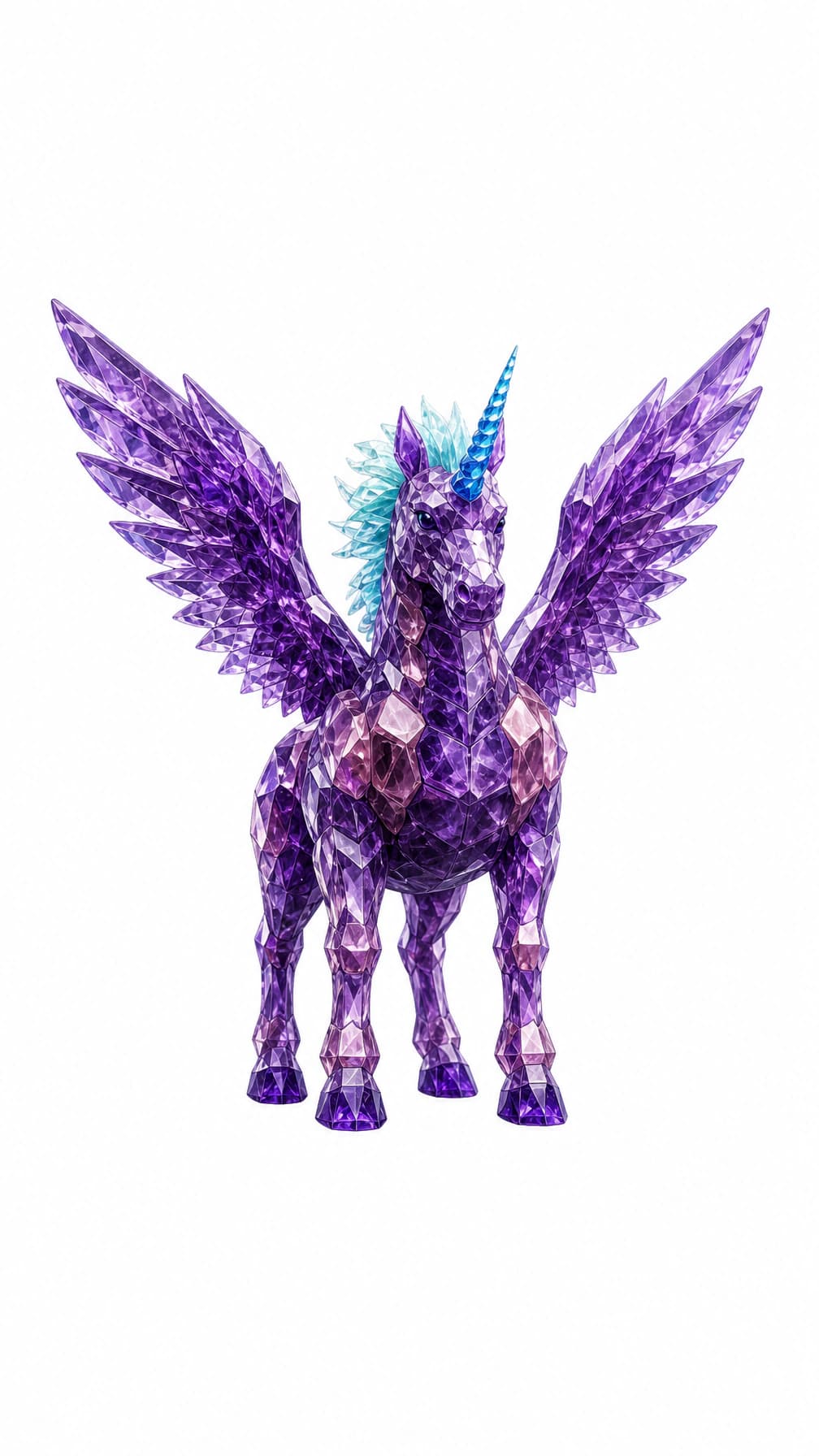 Celestial Pegasus white background