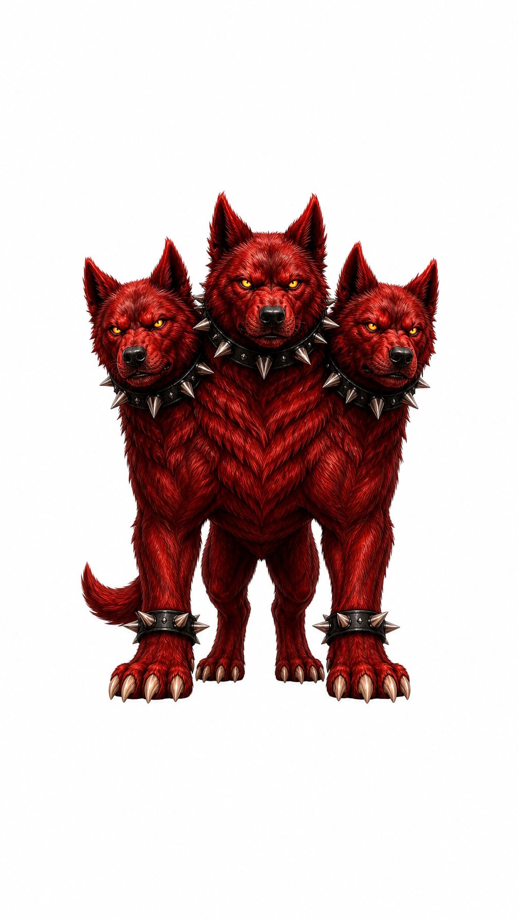 Cerberus white background