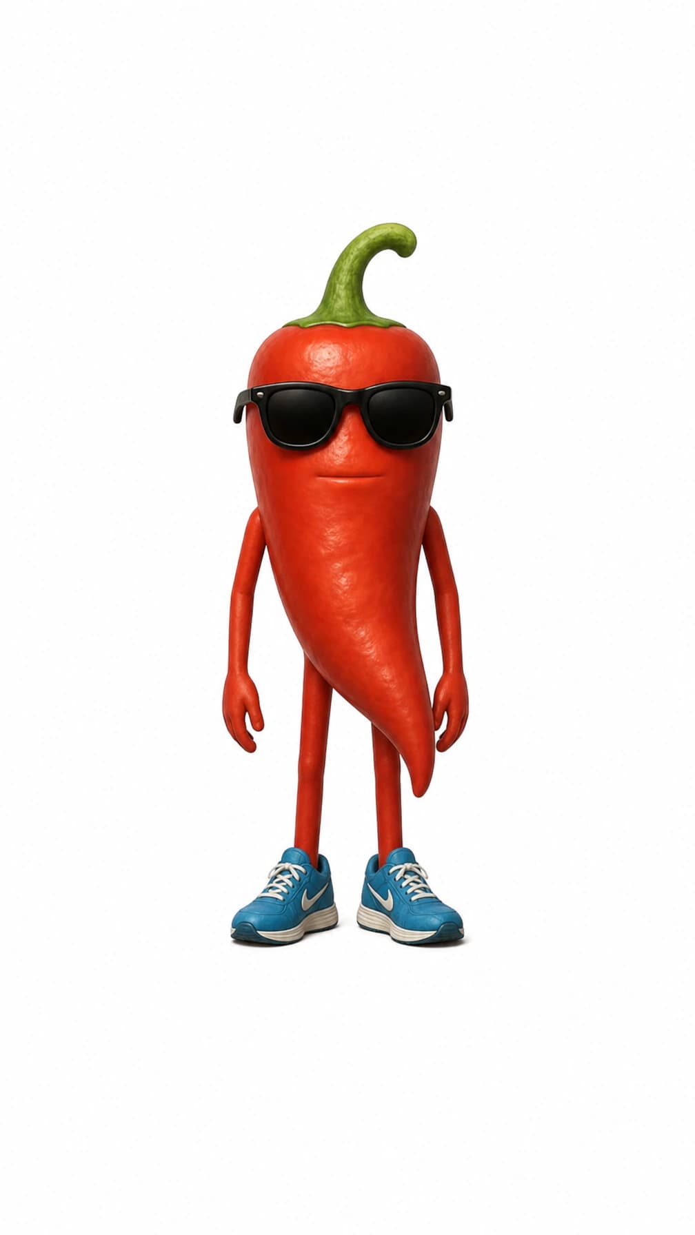 Chillin Chili white background
