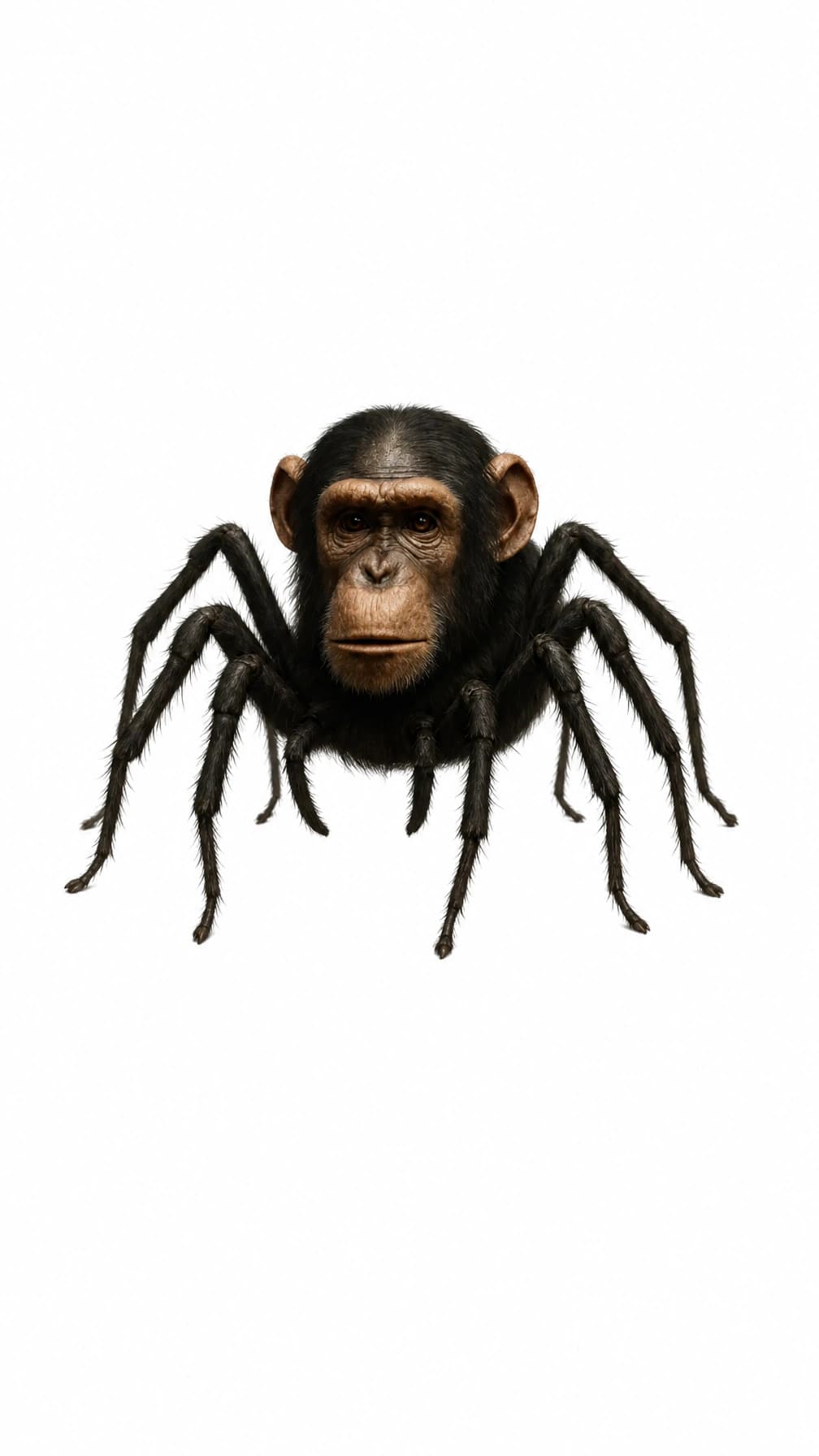 Chimpanzini Spiderini white background