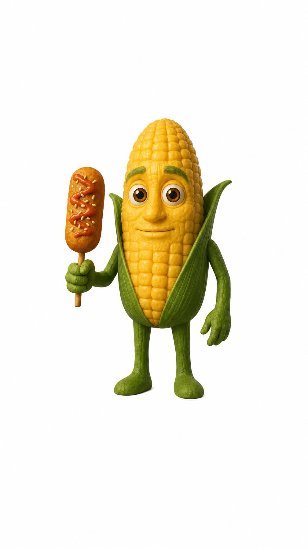 Corn Corn Corn Sahur white background