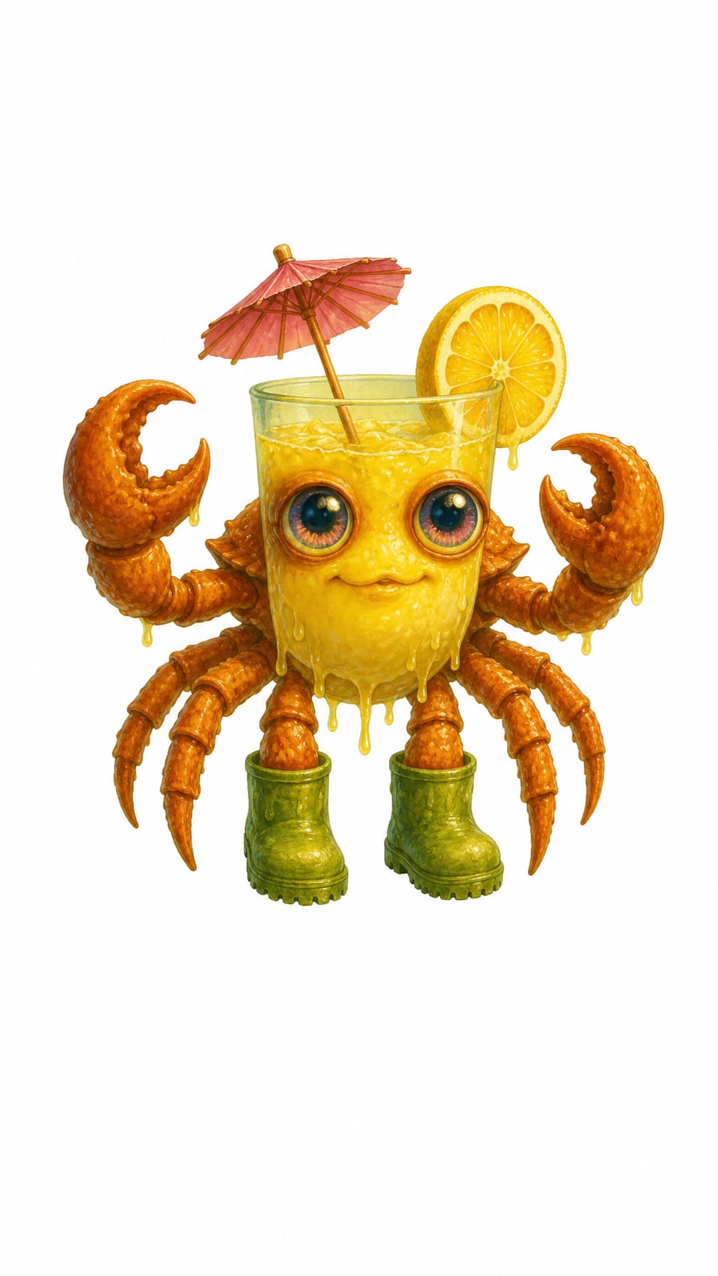 Crabbo Limonetta white background