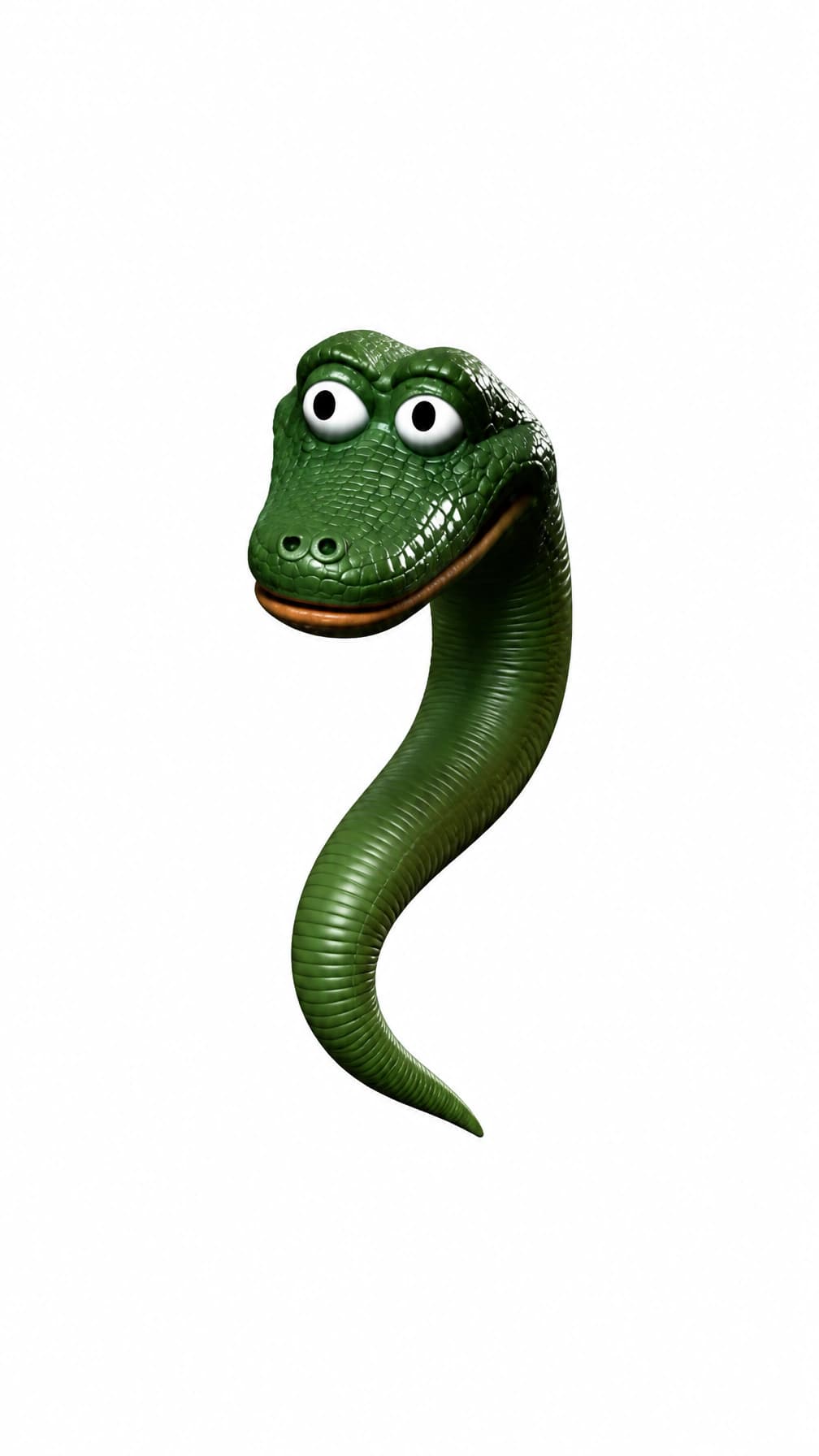 Crocodildo Penisini white background