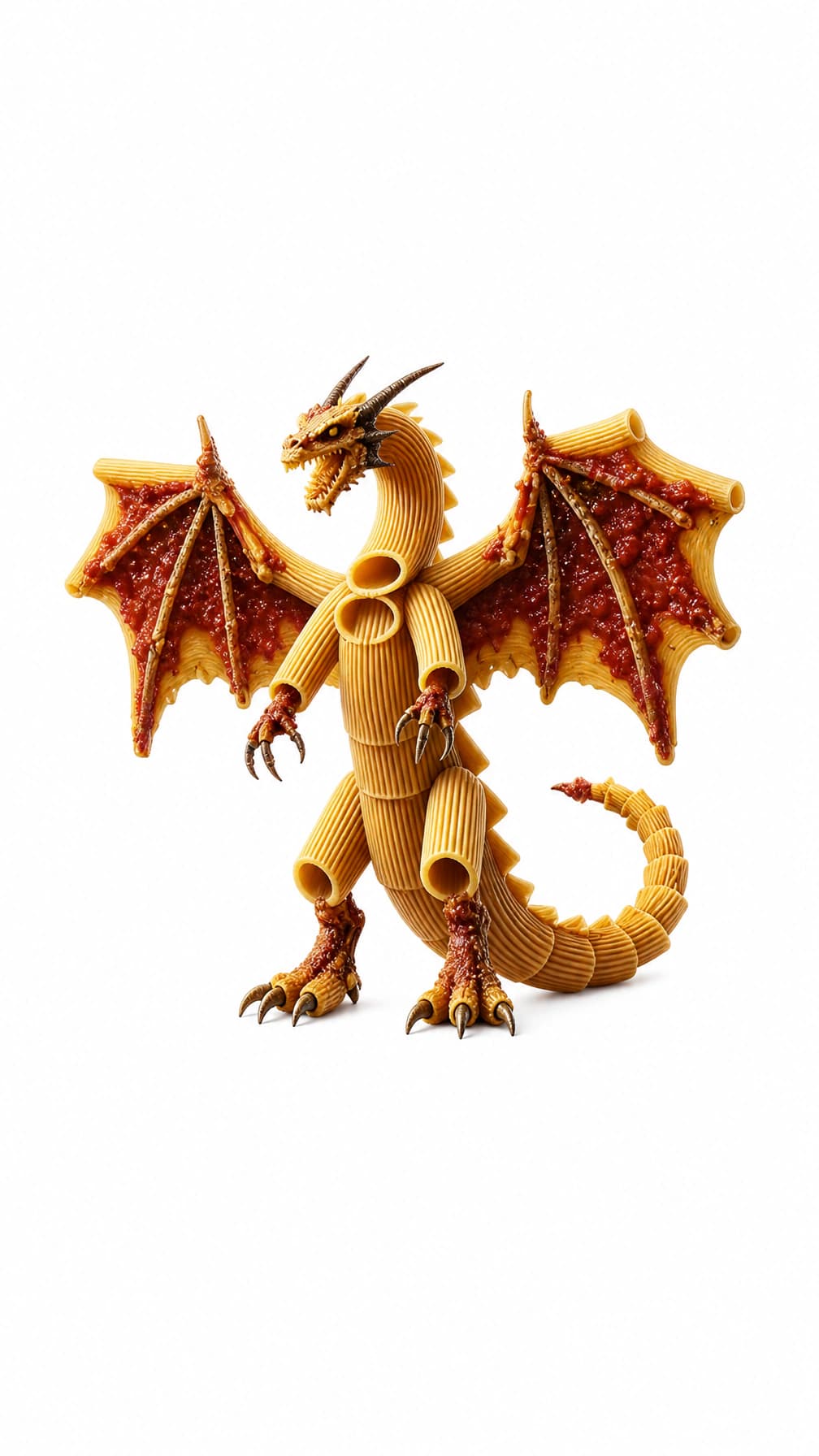 Dragon Cannelloni white background