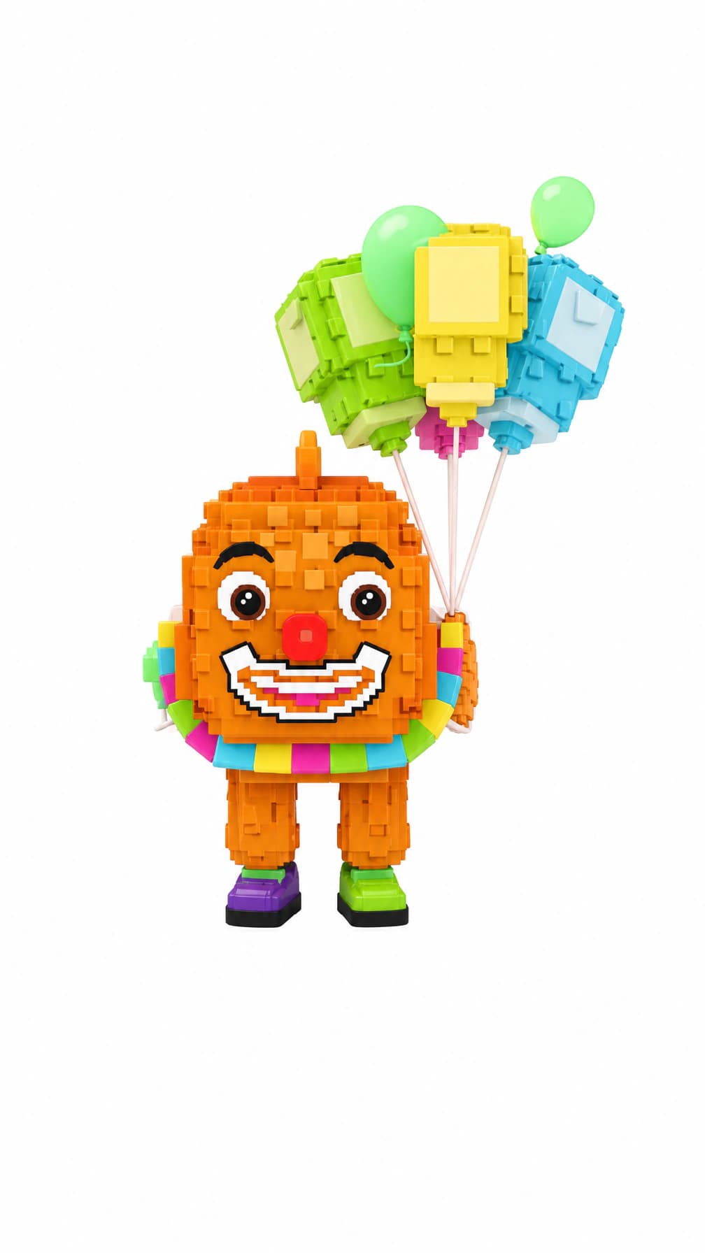 Fishino Clownino white background