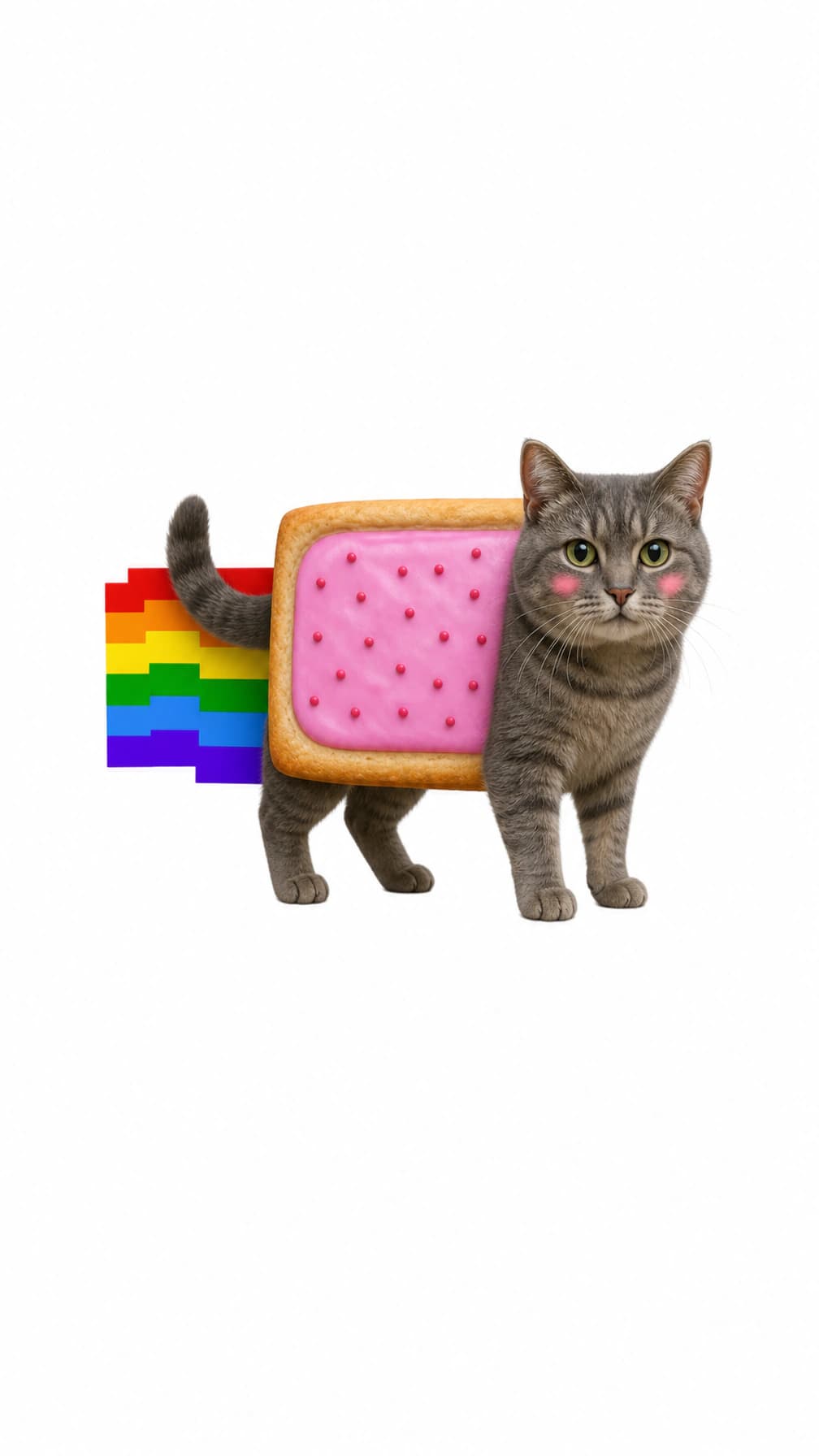 Gattatino Nyanino white background