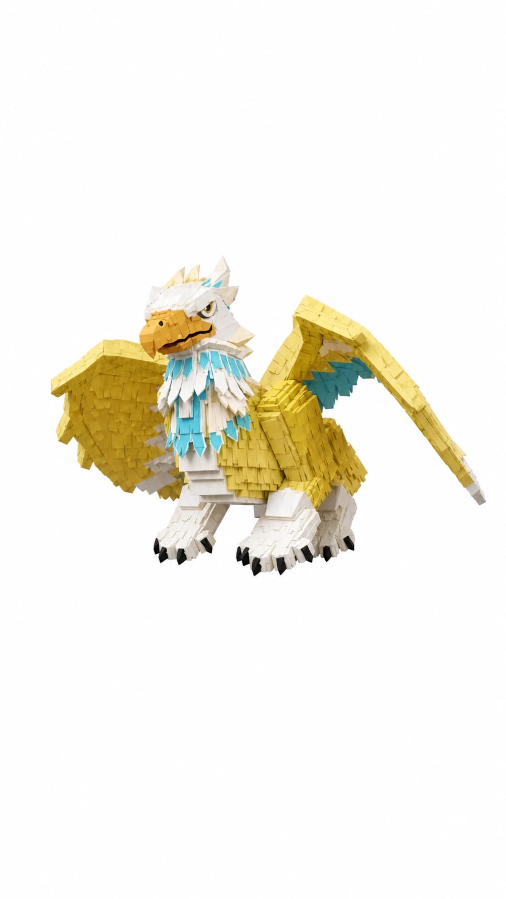 Griffin white background