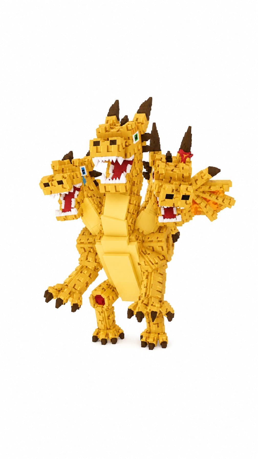 Hydra Dragon Cannelloni white background