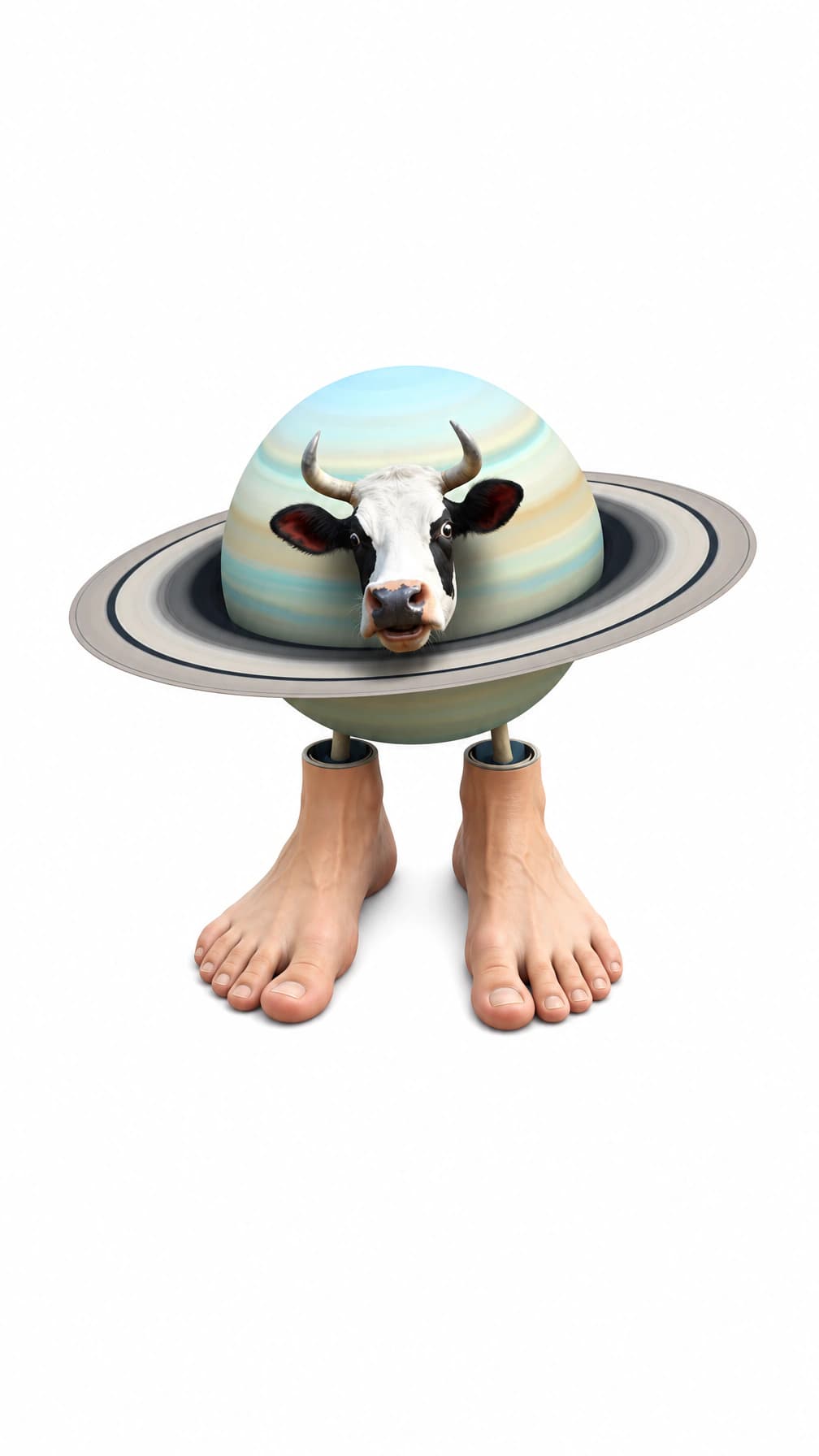 La Vaca Saturno Saturnita white background