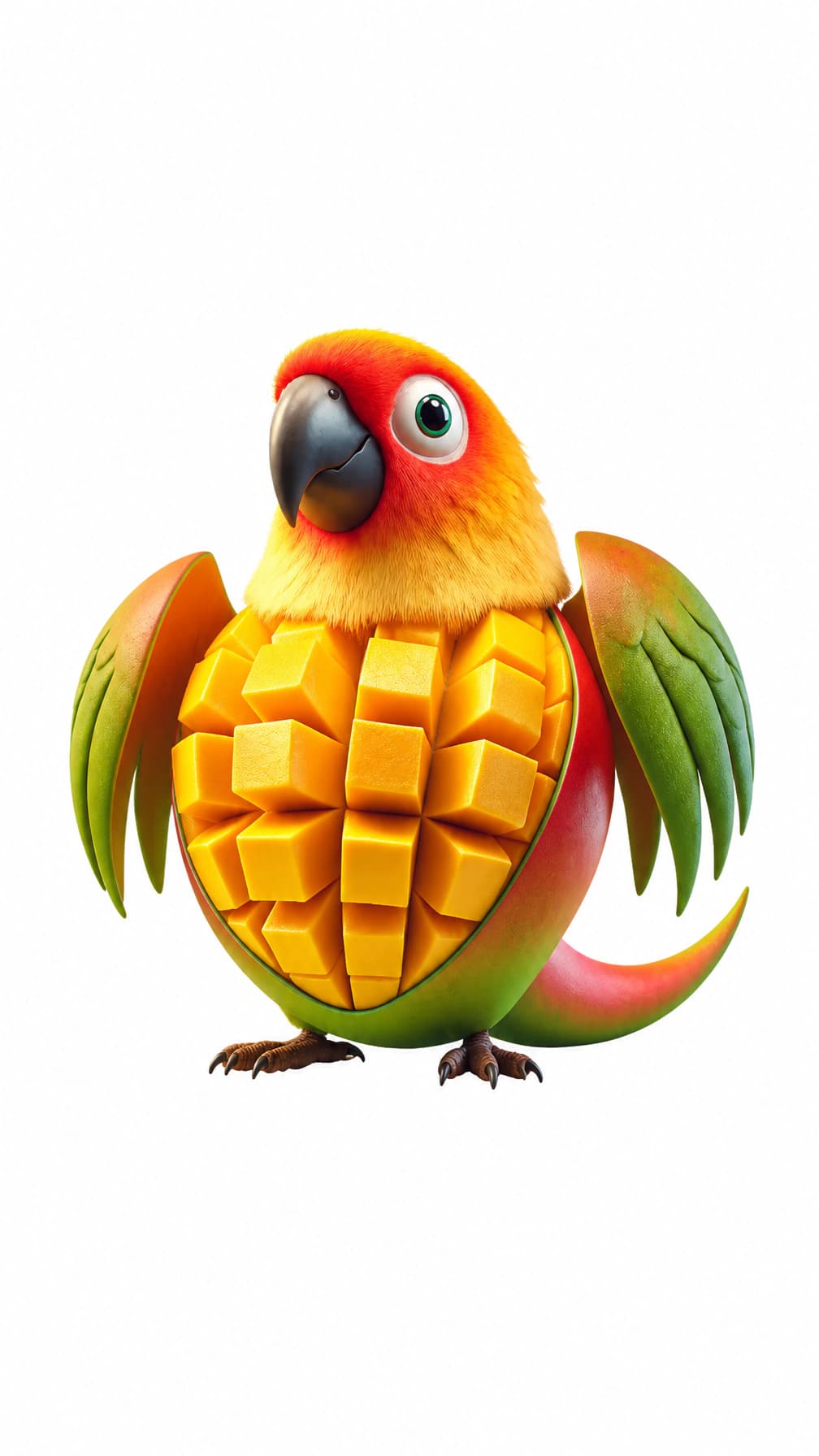 Mangolini Parrocini white background