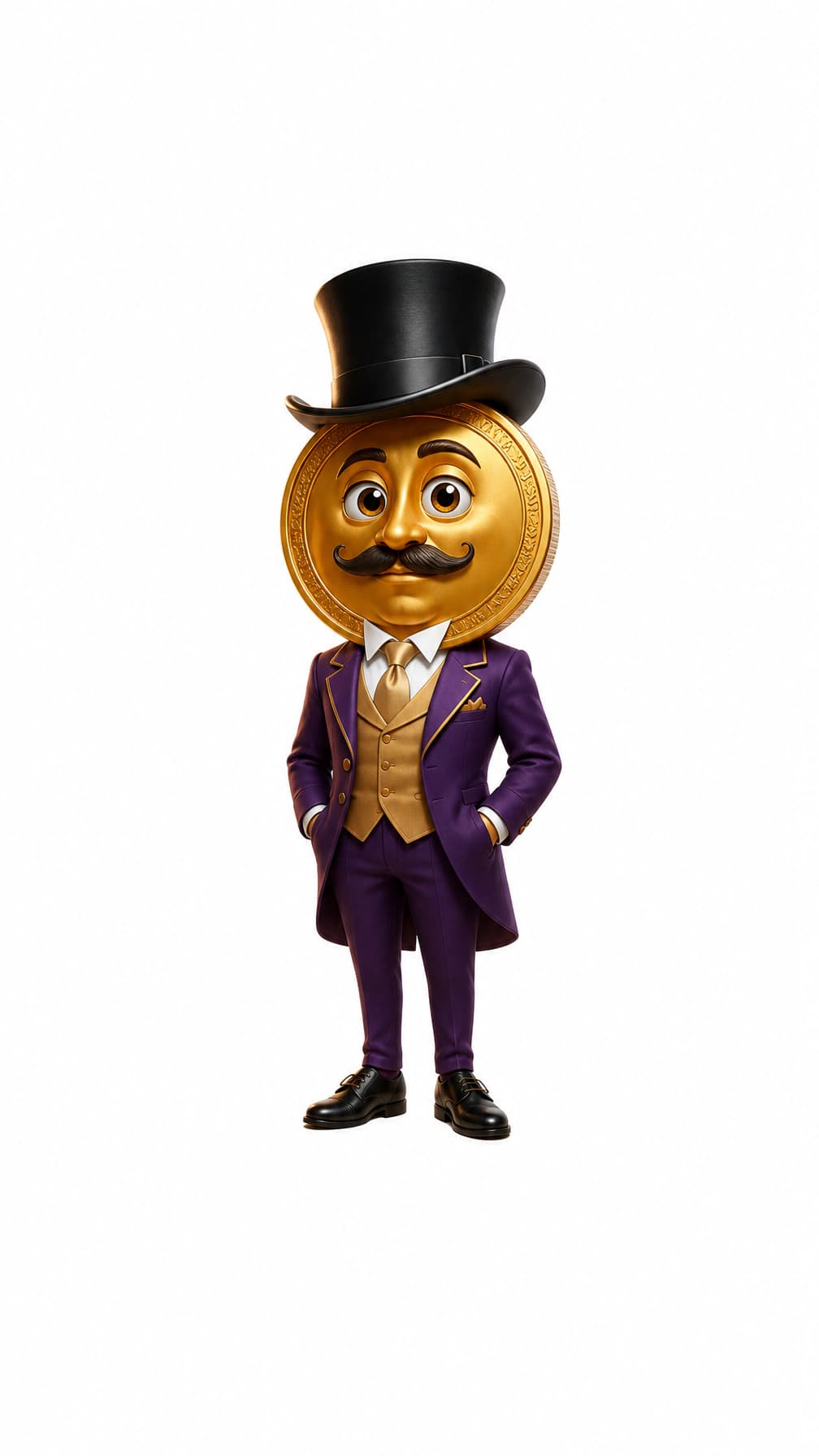 Money Money Man white background