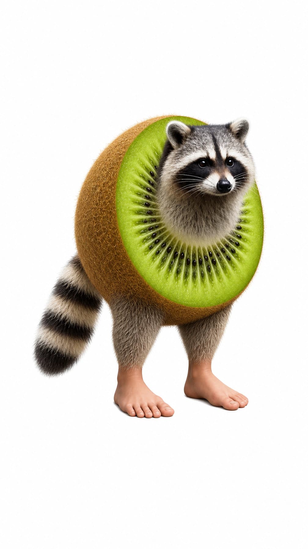 Pi Pi Kiwi white background
