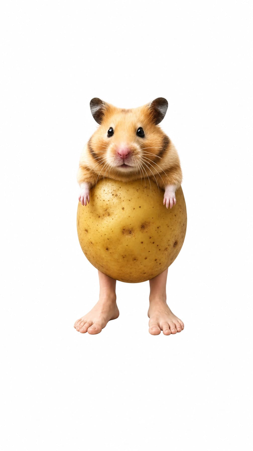 Pipi Potato white background