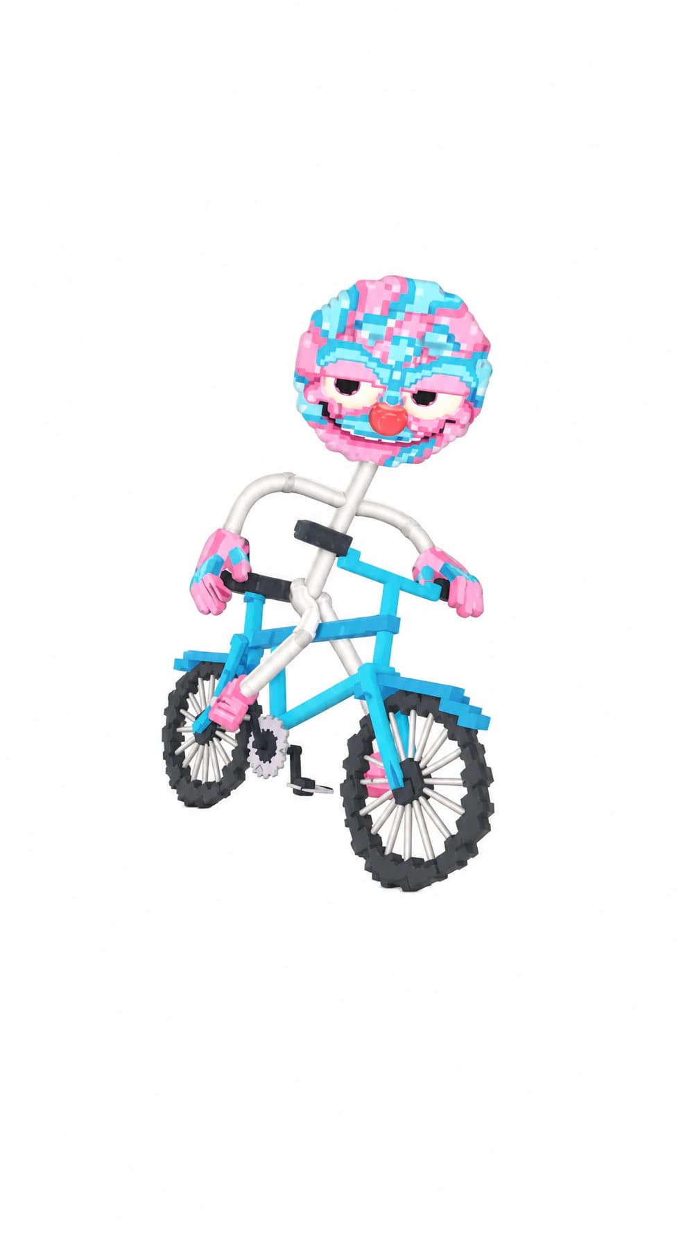 Pirulitoita Bicicleteira white background