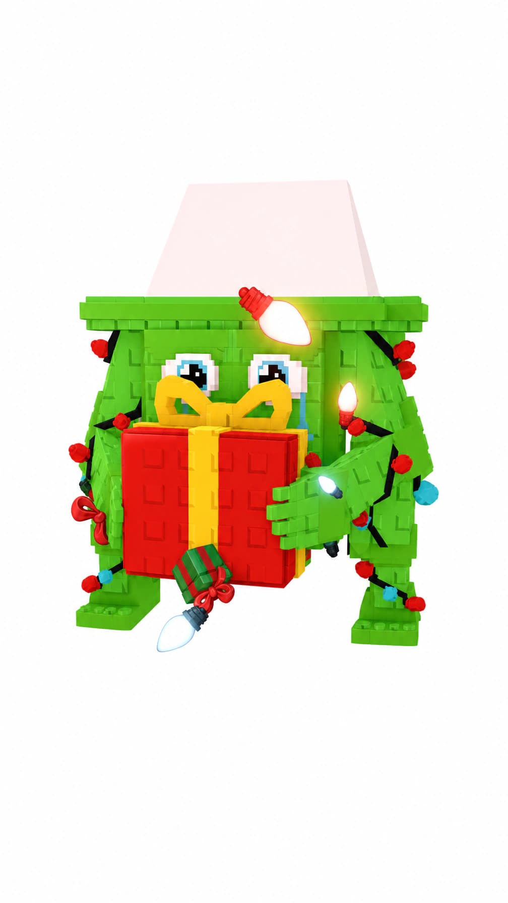 Please my Present white background