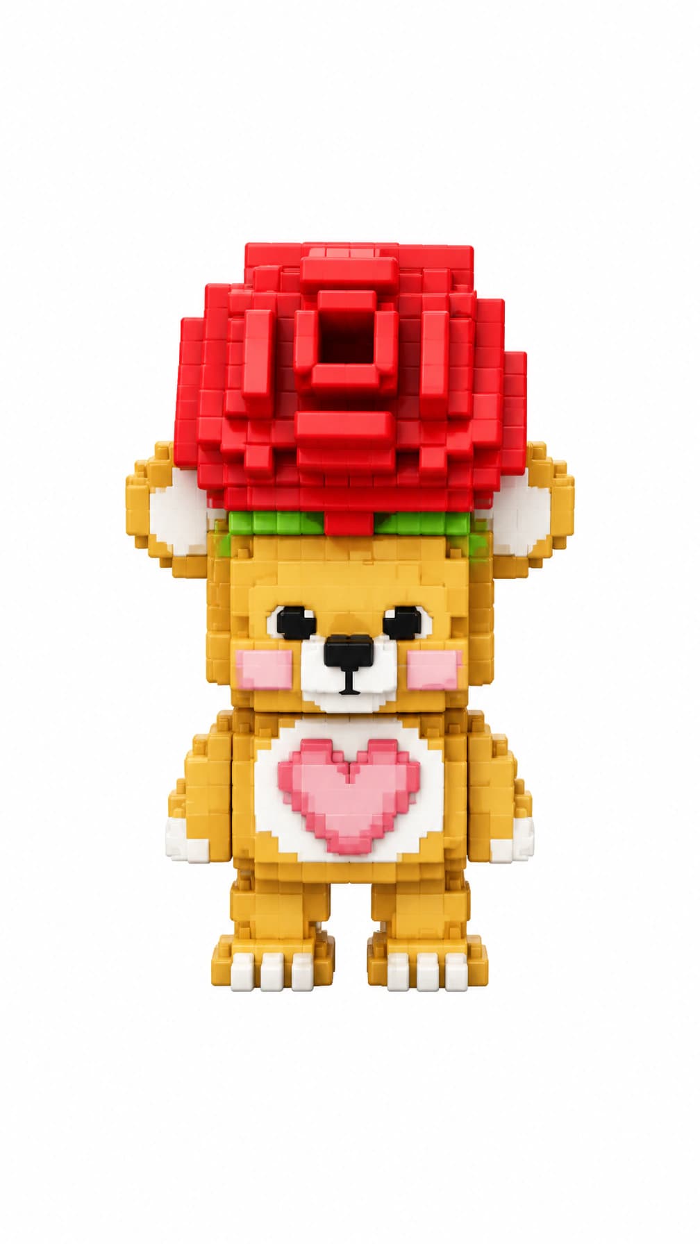 Rosey and Teddy white background