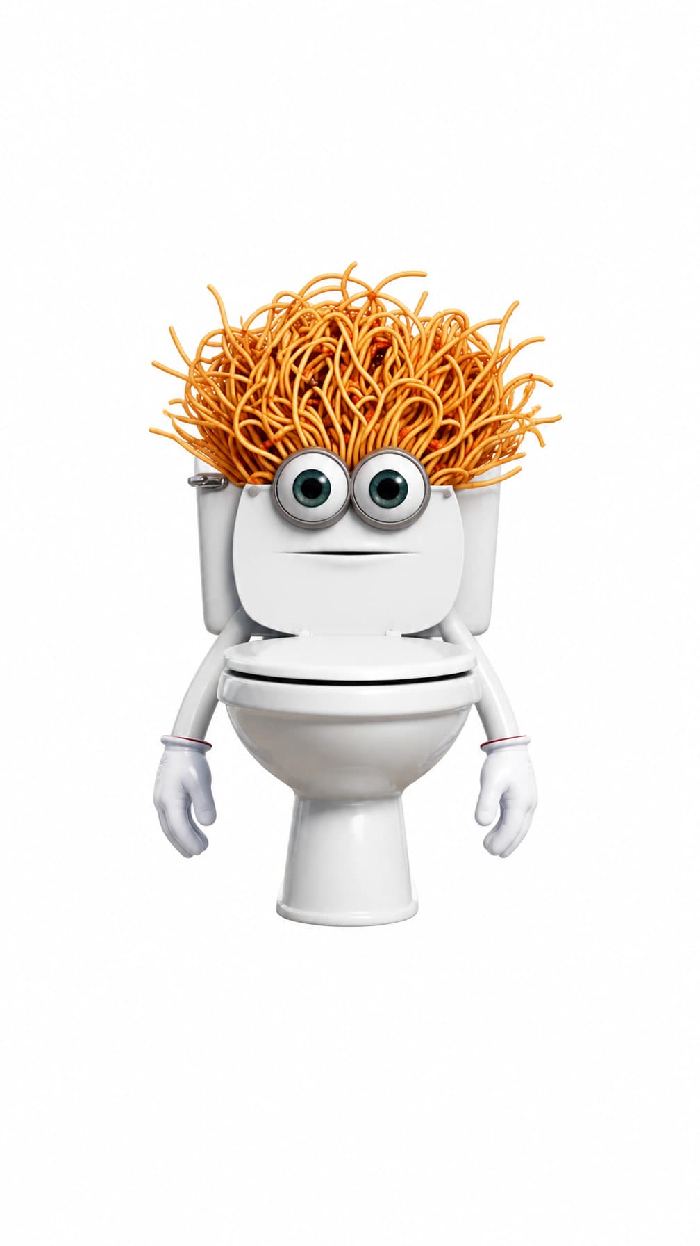 Spaghetti Tualetti white background
