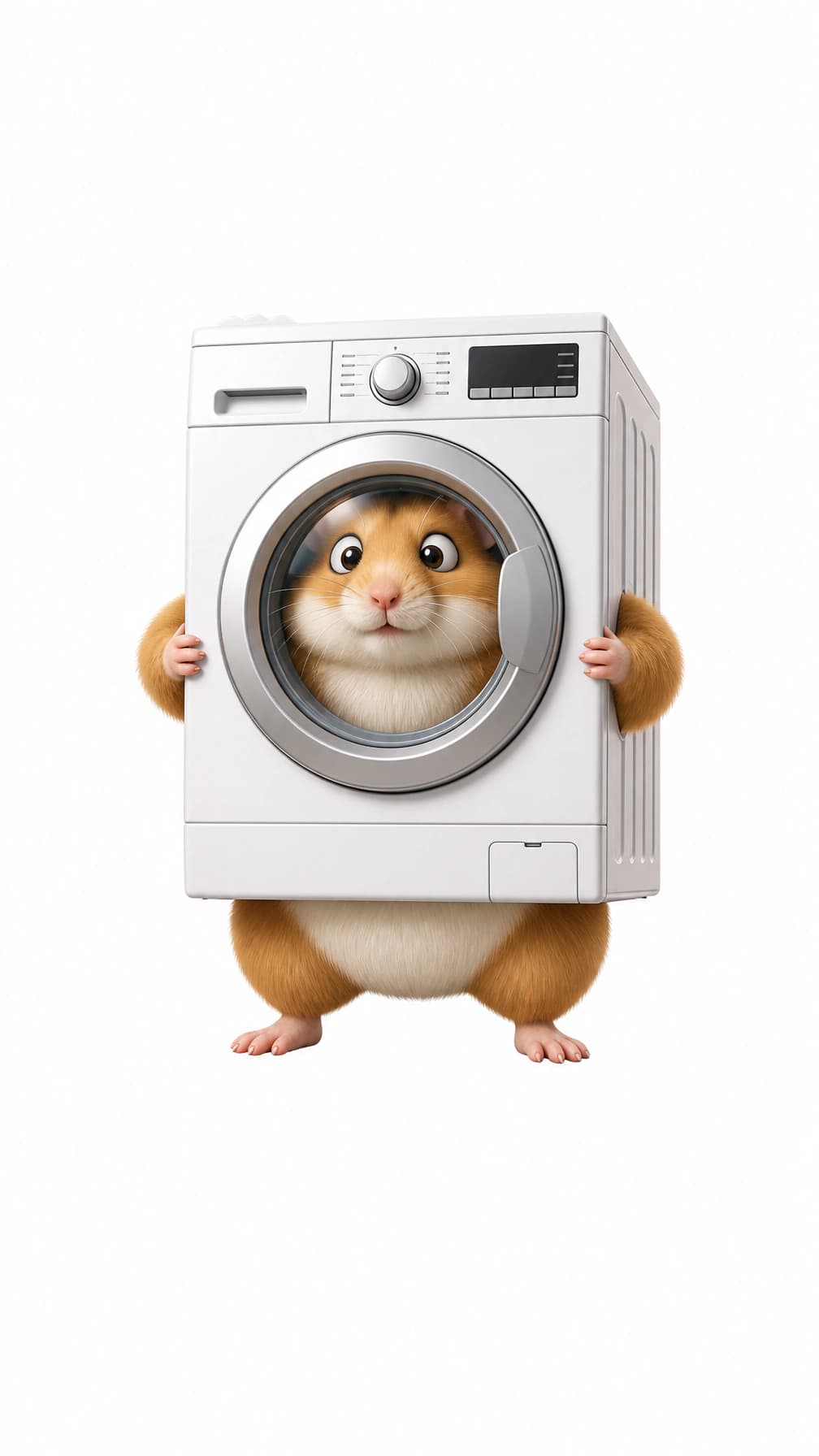 Spinny Hammy white background