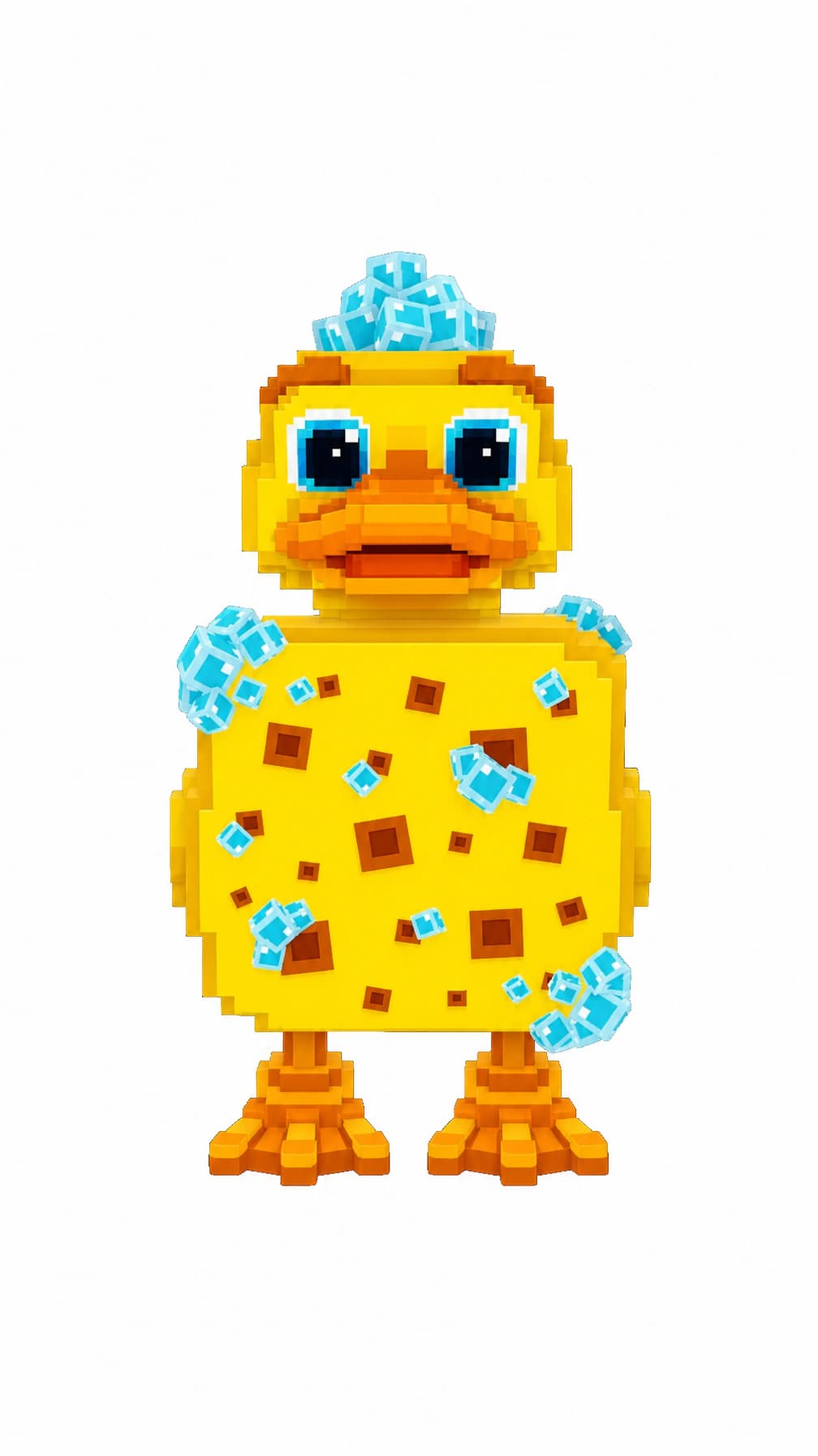 Spongini Quackini white background