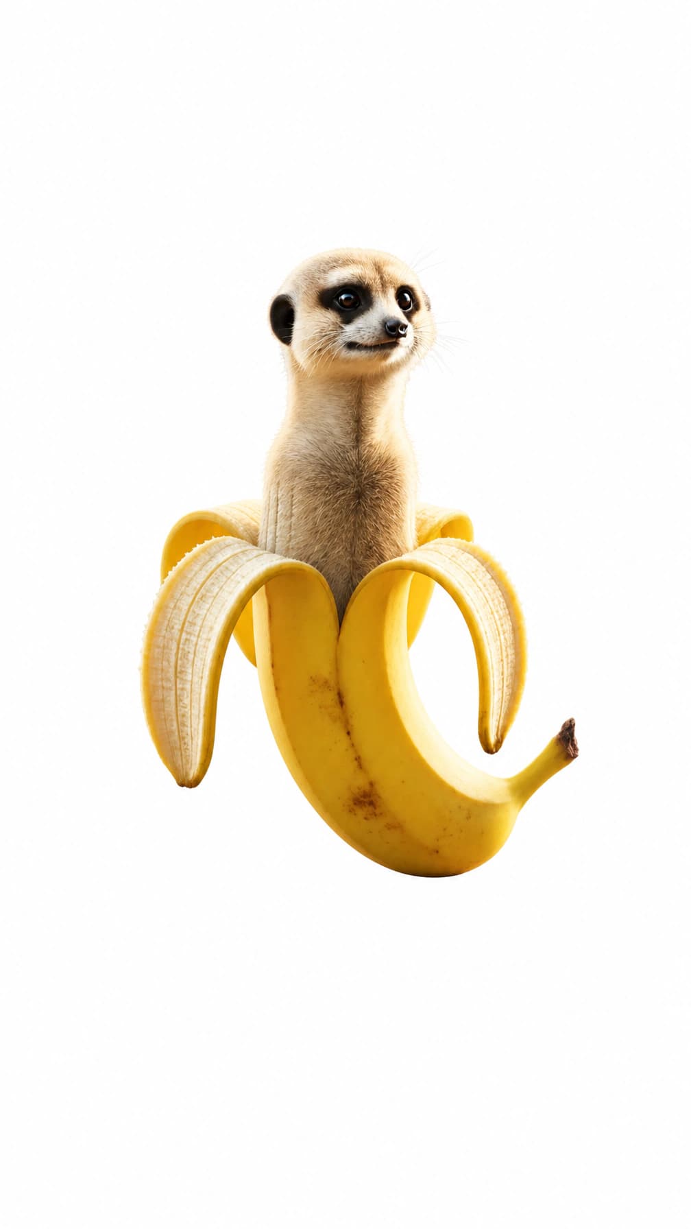 Suricatelli Bananelli white background