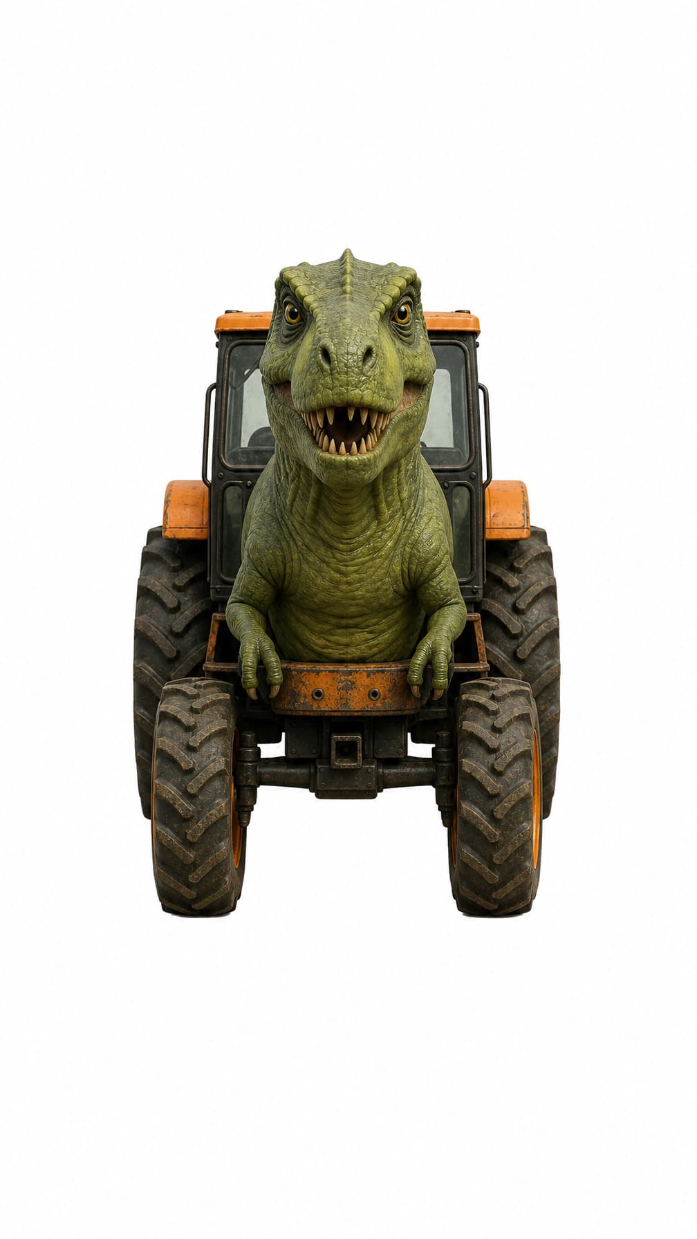 Tractoro Dinosauro white background