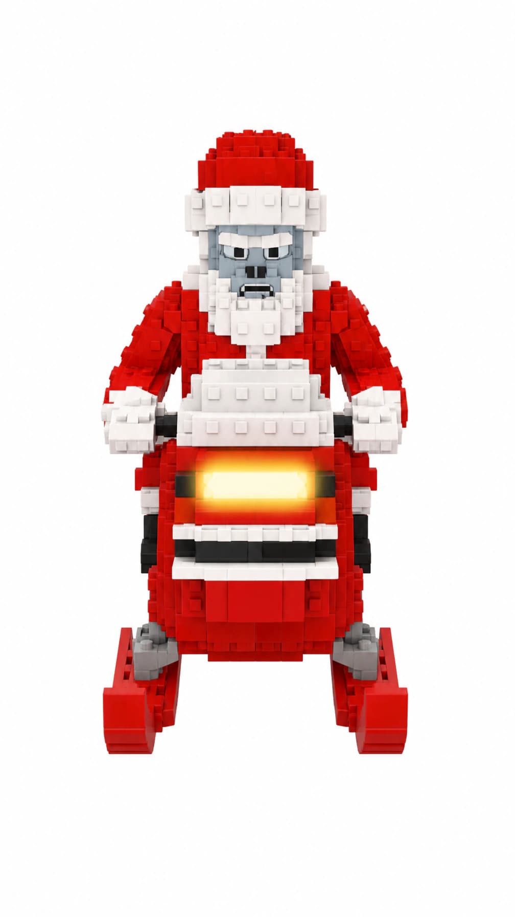 Yeti Claus white background
