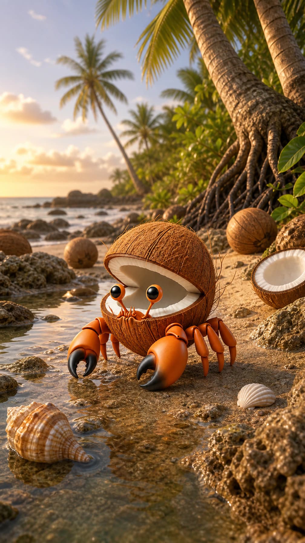 Crabito Cocosito video creation preview