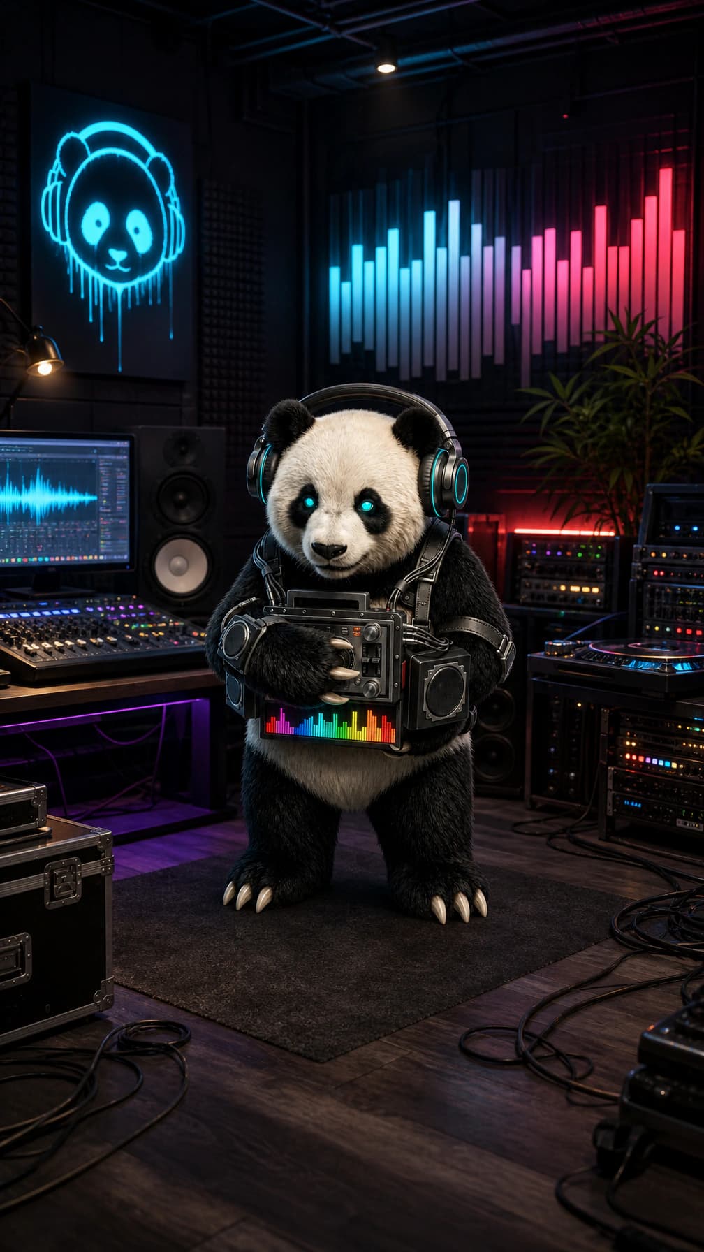 DJ Panda video creation preview