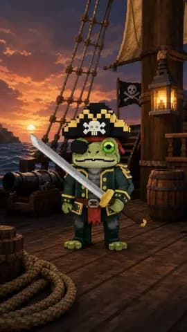 Frogato Pirato preview