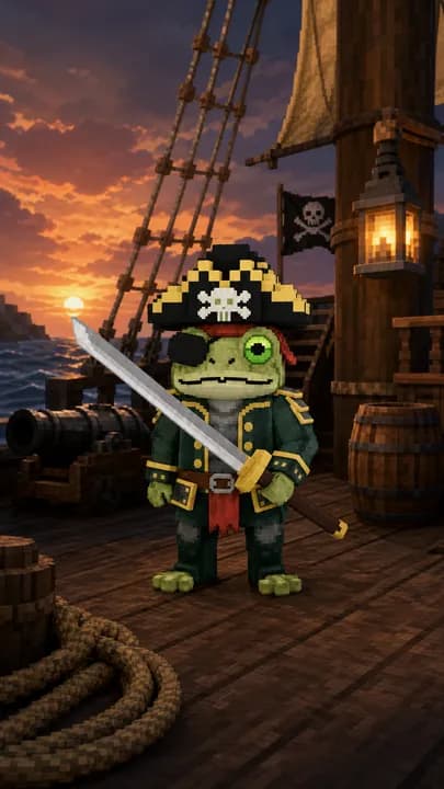 Frogato Pirato preview