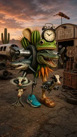 La vaca Trippa troppa Bombini Gusini Tralala Lirilira Tung Tung Sahur boneka Tung Tung tralalelo cappuccino assasine Trippi troppa Crocodina fruli frulia preview