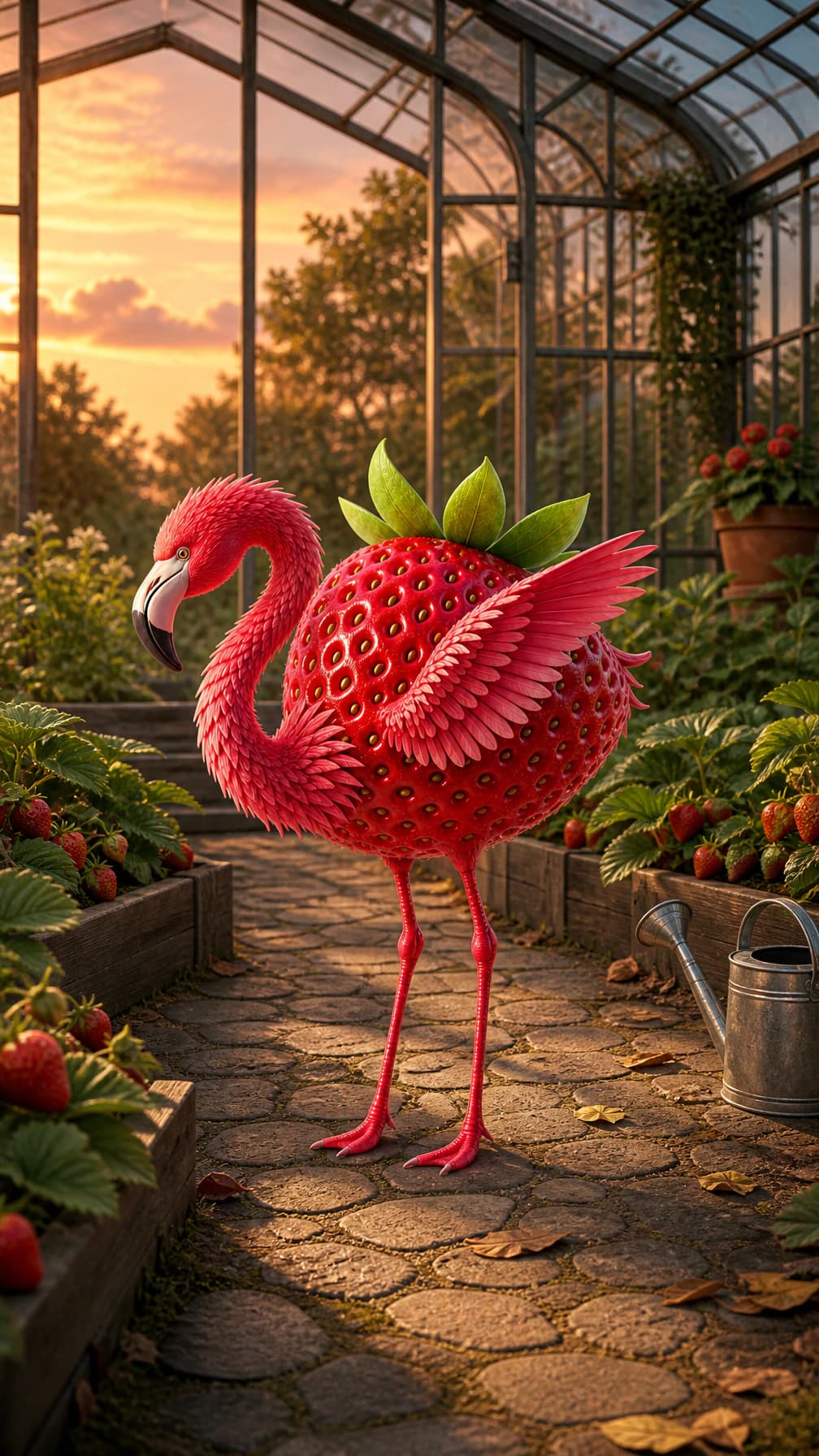 Strawberrelli Flamingelli video creation preview