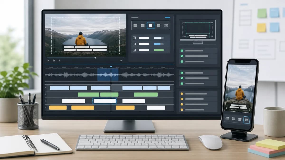 Caption Approval Workflow section 3 illustration for caption generator production