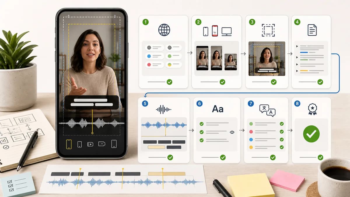 Sync Captions with Voiceover section 2 illustration for caption generator production